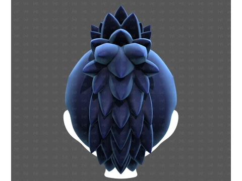 Base Hair for Boy V68 3D Model