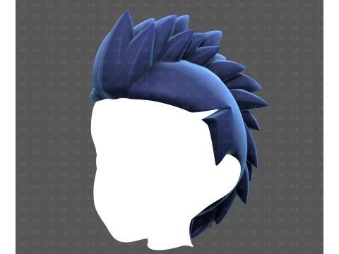 Base Hair for Boy V68 3D Model