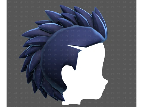 Base Hair for Boy V68 3D Model