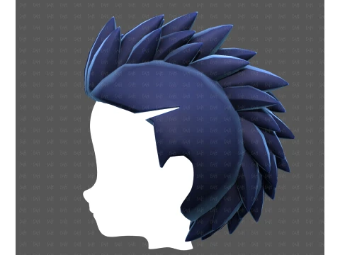 Base Hair for Boy V68 3D Model