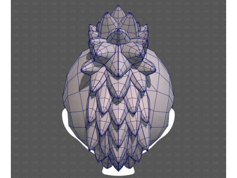 Base Hair for Boy V68 3D Model