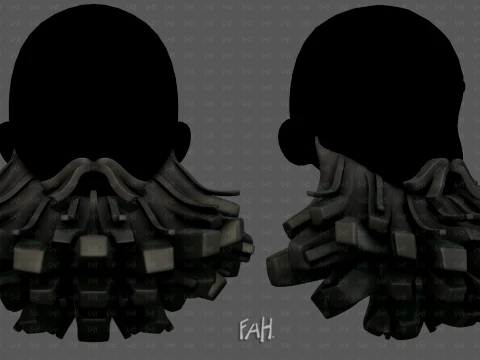 Barba V68 Modelo 3D