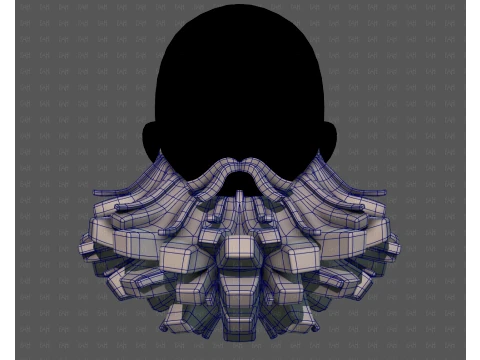 Beard V68 3D Model