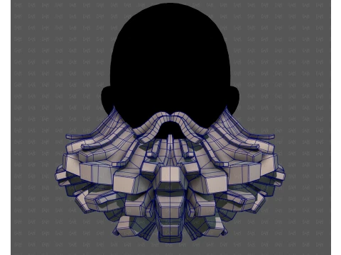 Beard V68 3D Model