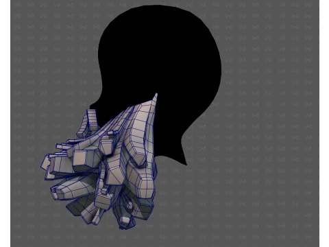 Beard V68 3D Model