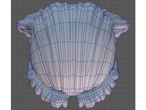 Base Hair for girl V69 3D Model