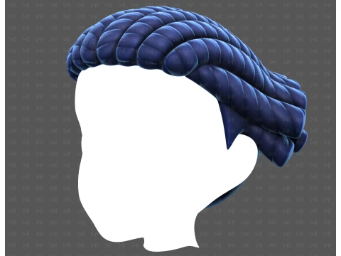 Base Hair for Boy V69 3D Model