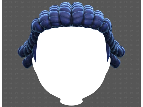 Base Hair for Boy V69 3D Model