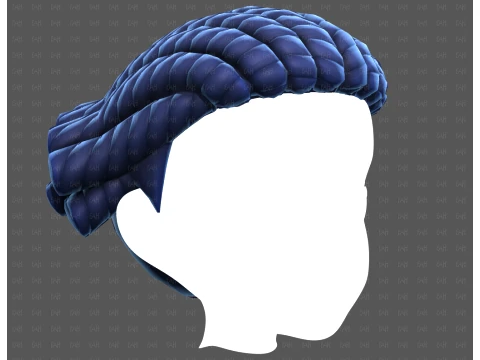 Base Hair for Boy V69 3D Model