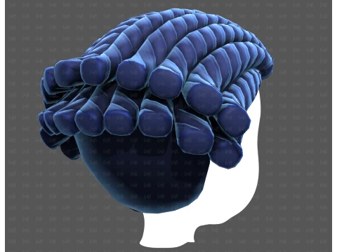 Base Hair for Boy V69 3D Model