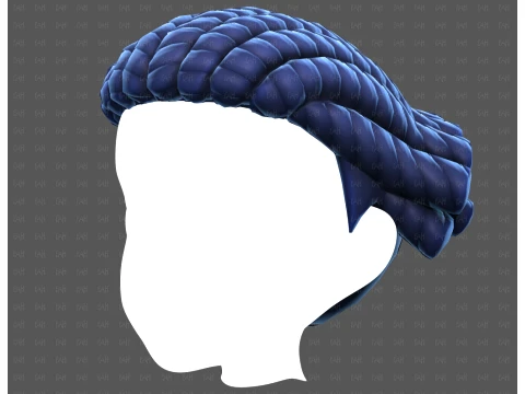 Base Hair for Boy V69 3D Model