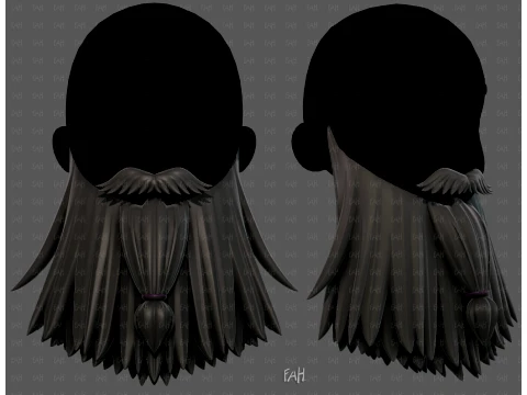 Beard V69 3D Model