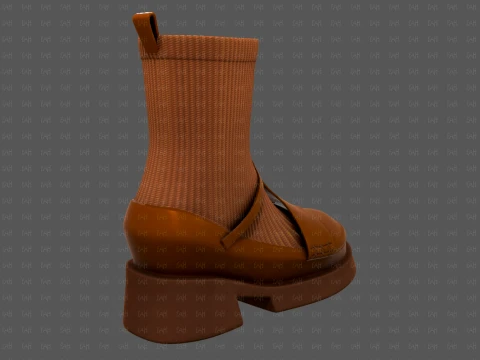 Shoes cartoonV61 3D Model