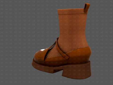 Shoes cartoonV61 3D Model