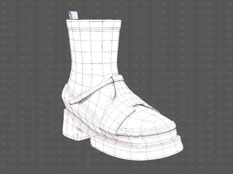 Shoes cartoonV61 3D Model