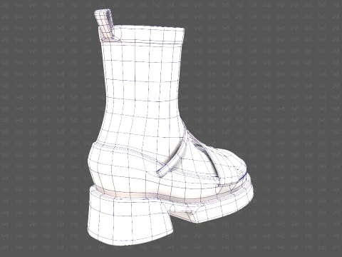Shoes cartoonV61 3D Model