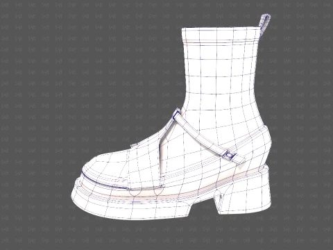 Shoes cartoonV61 3D Model