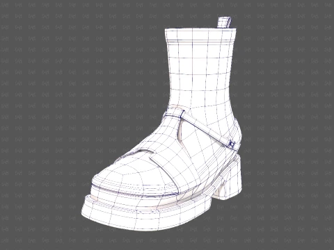 Shoes cartoonV61 3D Model