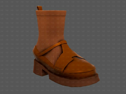 Shoes cartoonV61 3D Model