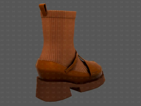 Shoes cartoonV61 3D Model