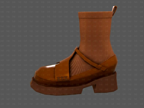 Shoes cartoonV61 3D Model