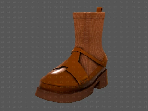 Shoes cartoonV61 3D Model
