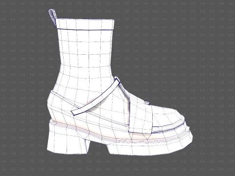 Shoes cartoonV61 3D Model