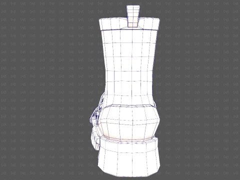 Shoes cartoonV61 3D Model