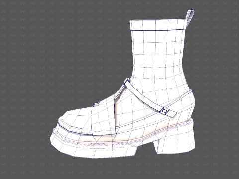 Shoes cartoonV61 3D Model
