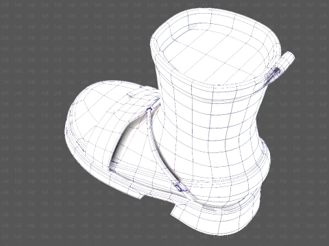 Shoes cartoonV61 3D Model