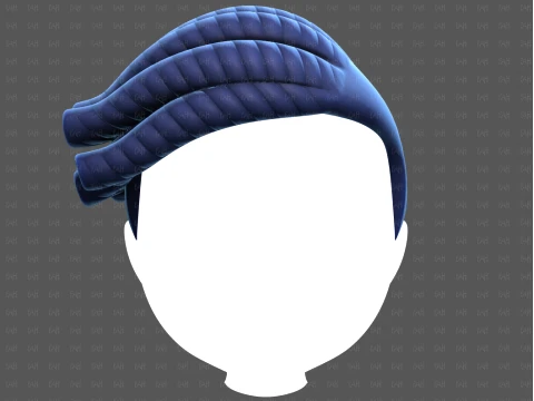 Base Hair for Boy V70 3D Model
