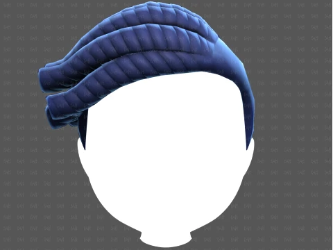 Base Hair for Boy V70 3D Model
