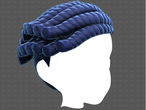 Base Hair for Boy V70 3D Model