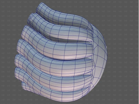 Base Hair for Boy V70 3D Model