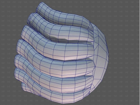 Base Hair for Boy V70 3D Model