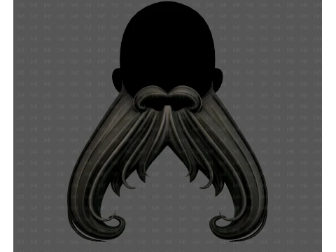 Beard V70 3D Model