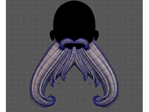 Beard V70 3D Model