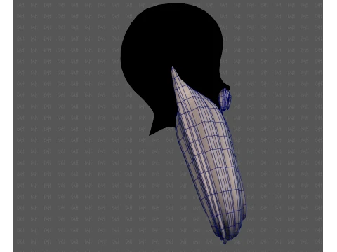 Beard V70 3D Model