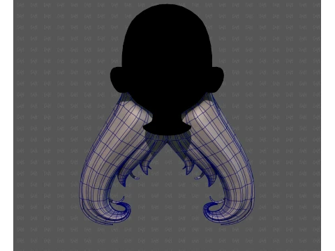 Beard V70 3D Model