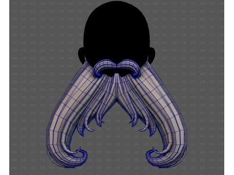 Beard V70 3D Model