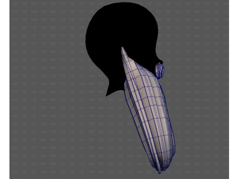 Beard V70 3D Model