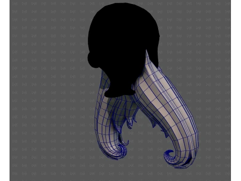 Beard V70 3D Model