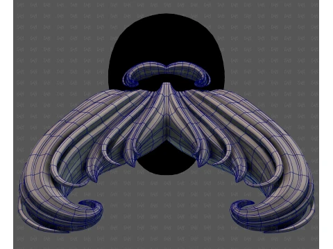 Beard V70 3D Model