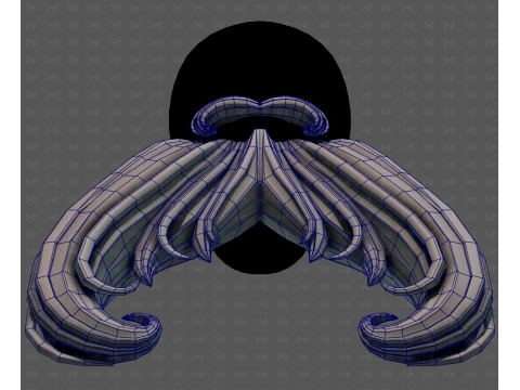Beard V70 3D Model