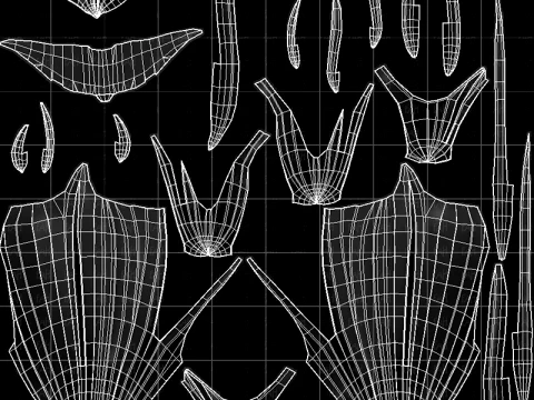 Beard V70 3D Model