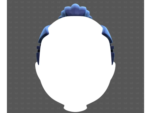 Base Hair for Boy V71 3D Model