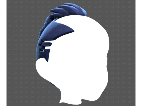Base Hair for Boy V71 3D Model
