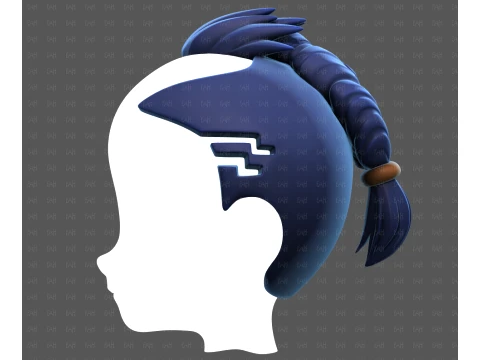 Base Hair for Boy V71 3D Model