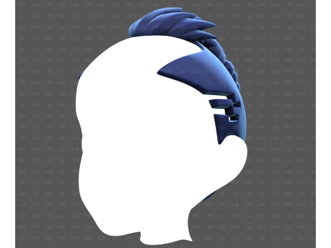 Base Hair for Boy V71 3D Model