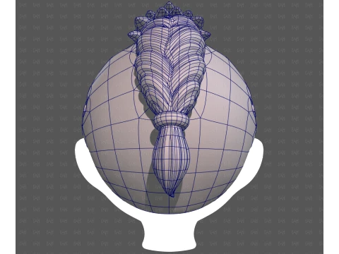 Base Hair for Boy V71 3D Model